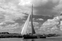 Old Fryslan sailing boat
